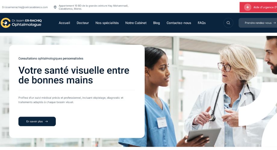 Cabinet d’Ophtalmologie Digital Presence